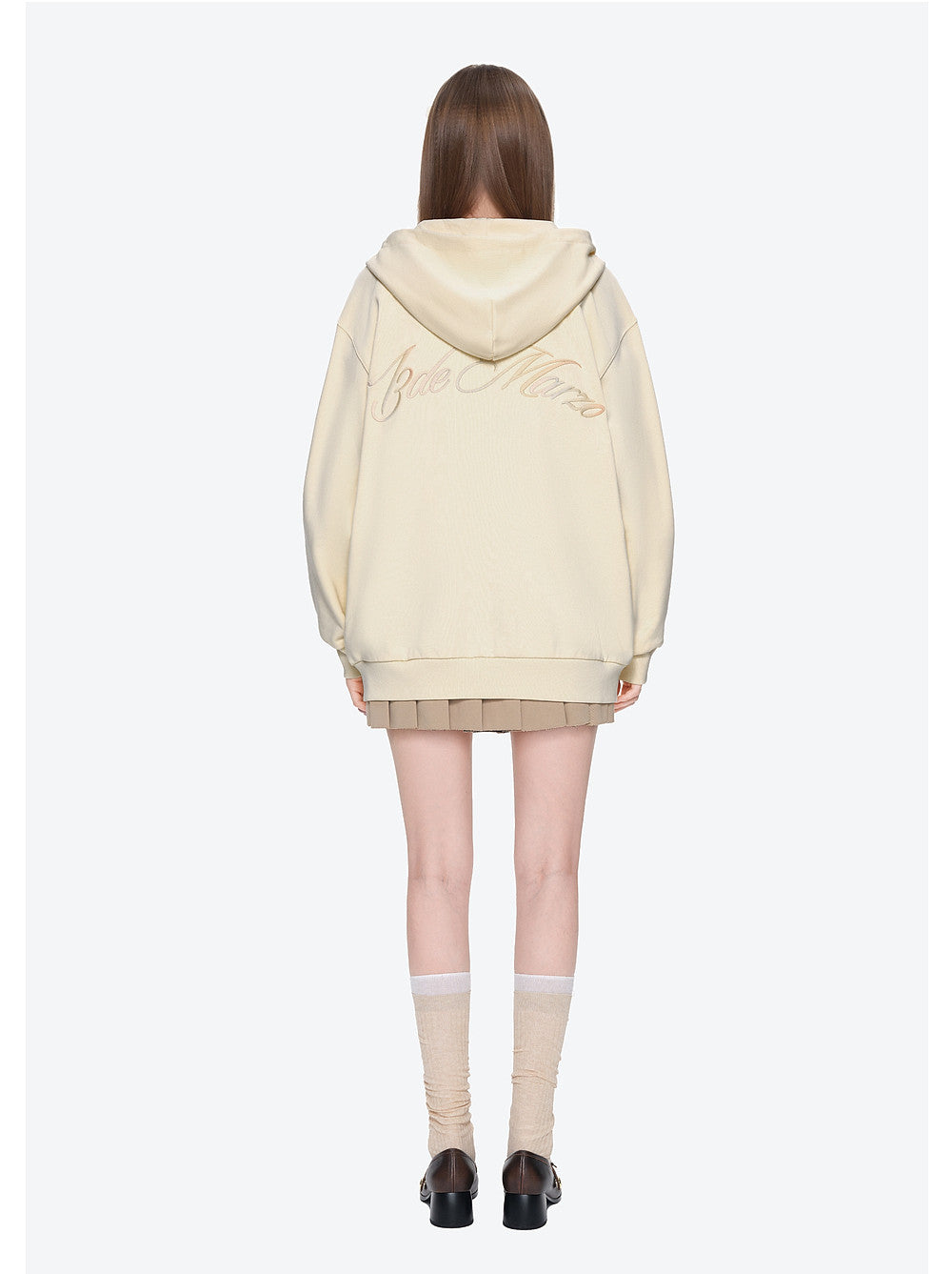 Bear Star Embroidered Hoodie