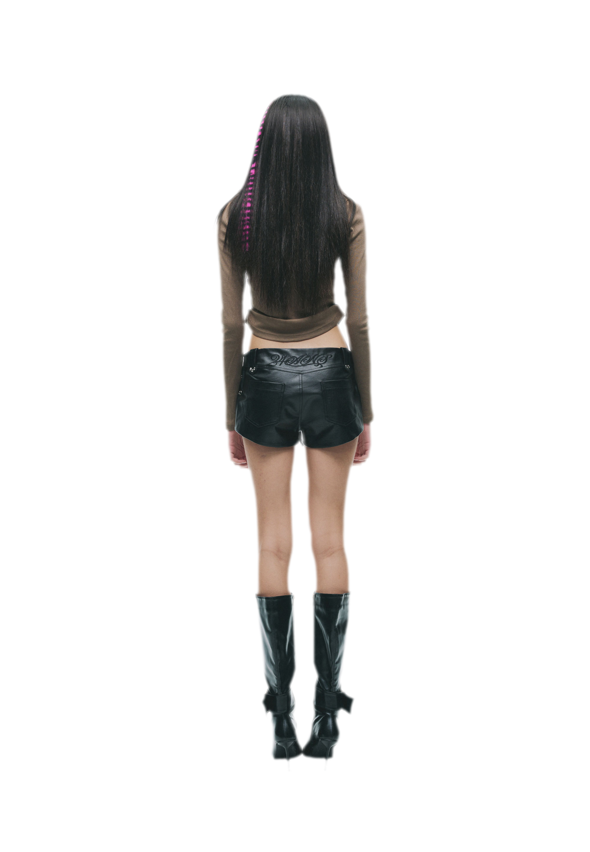 Graphic Buckle Cropped T-Shirt