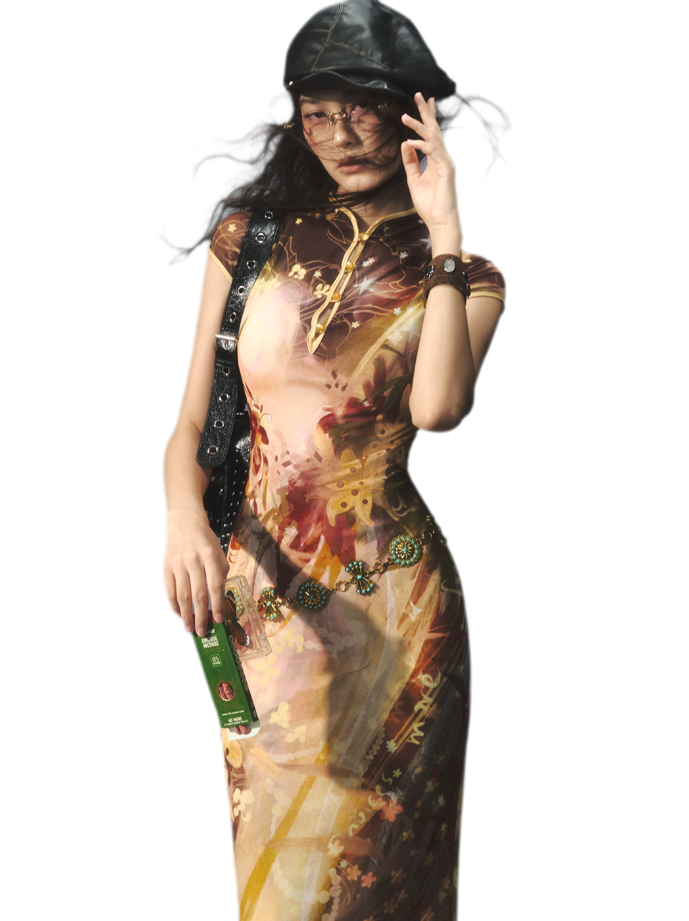 Reversible Fishtail Qipao Dress