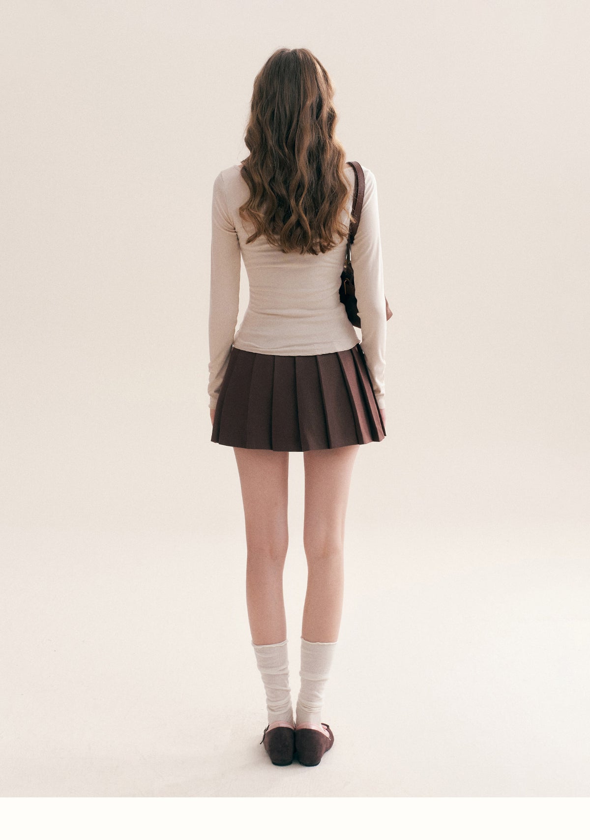 Lace Crossover Slim T-Shirt