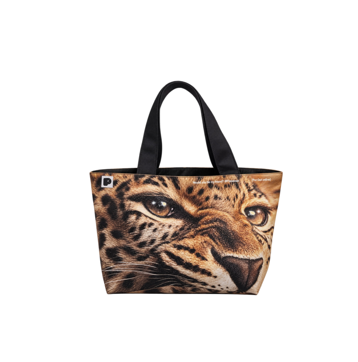 Printed Oversized Leopard Tote Bag