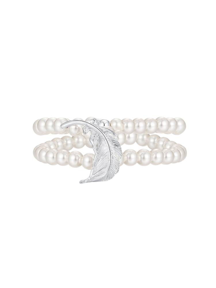 Feather Double Layer Bracelet