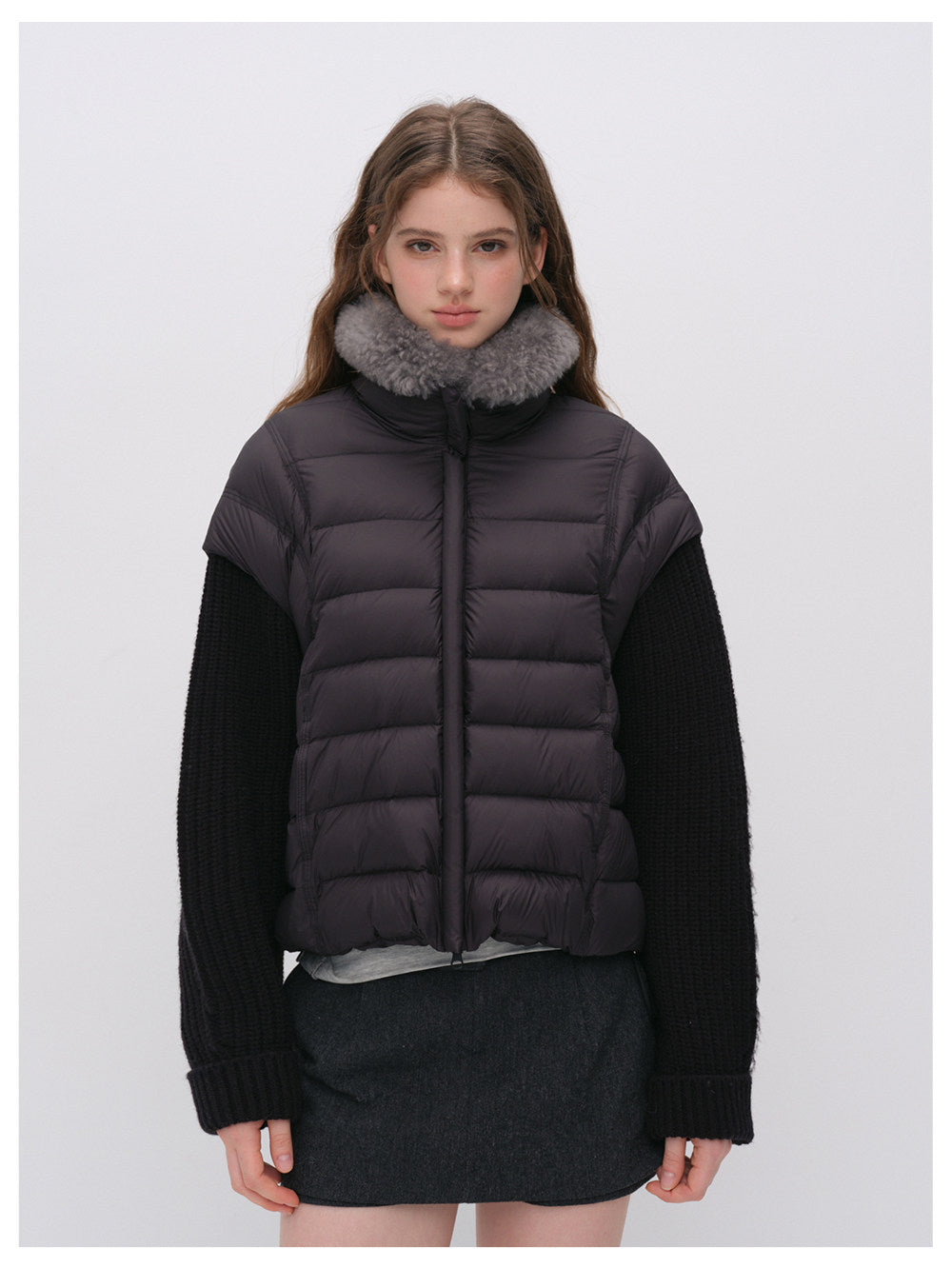 Detachable Sleeve Down Vest