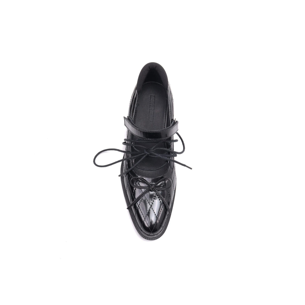 Zapatos Mary Jane acolchados con cordones