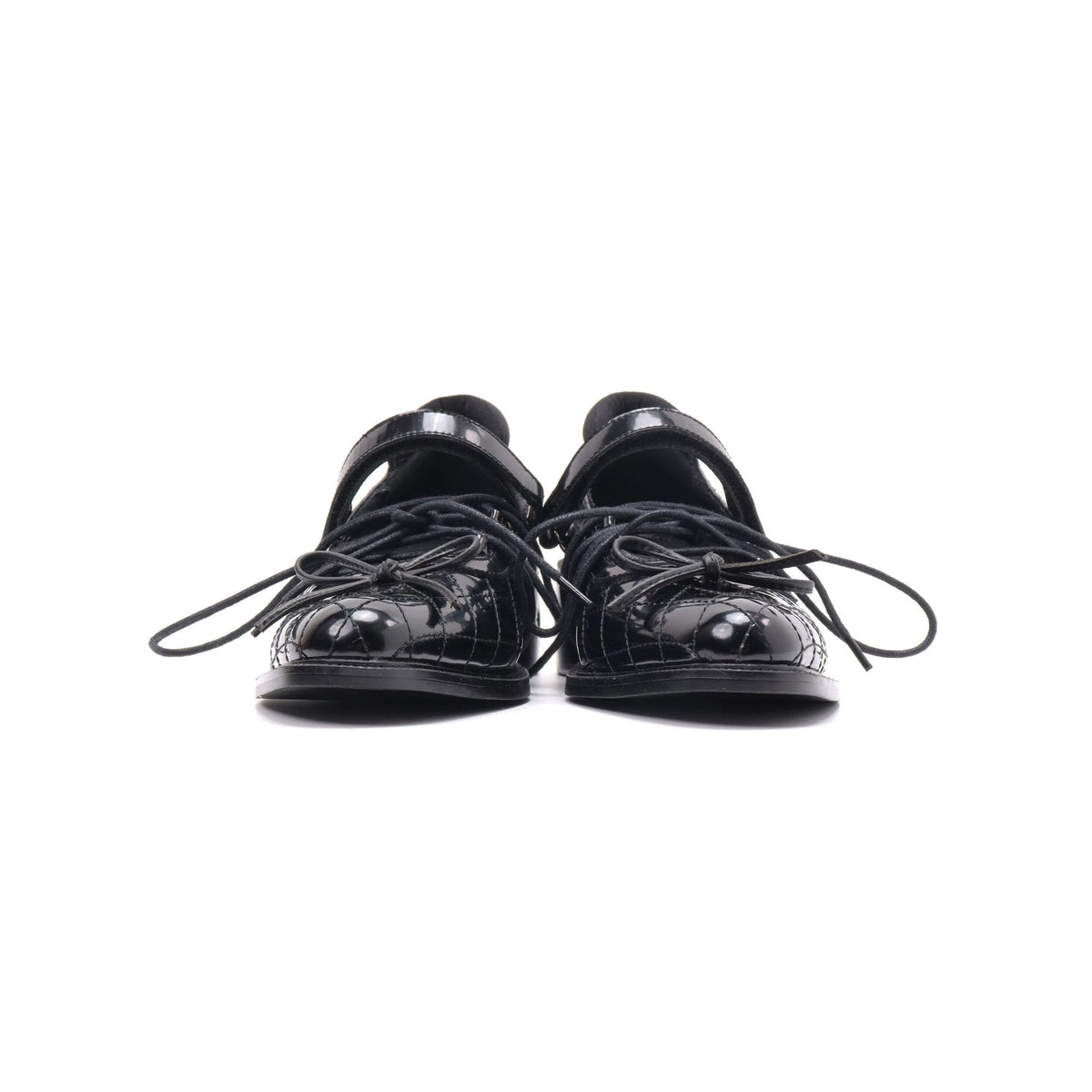 Zapatos Mary Jane acolchados con cordones
