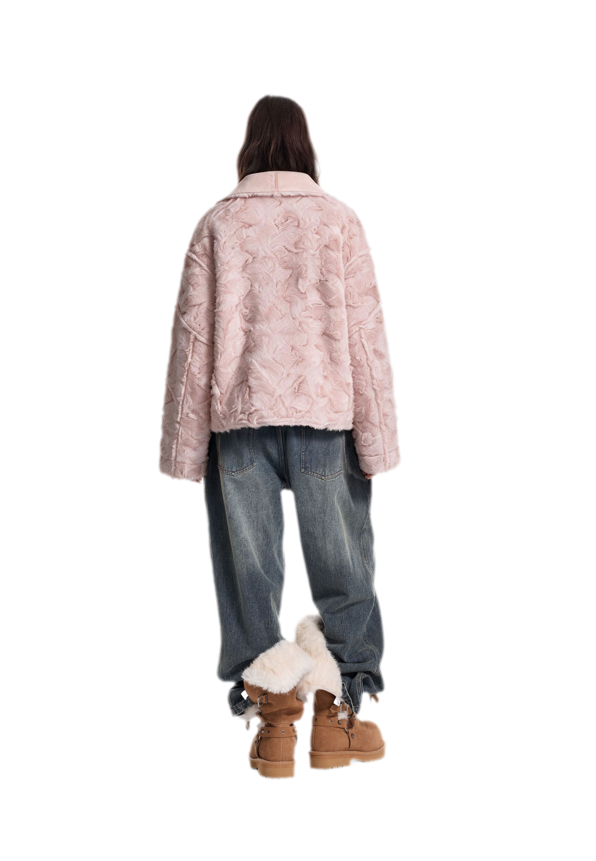 Faux Fur Reversible Short Jacket