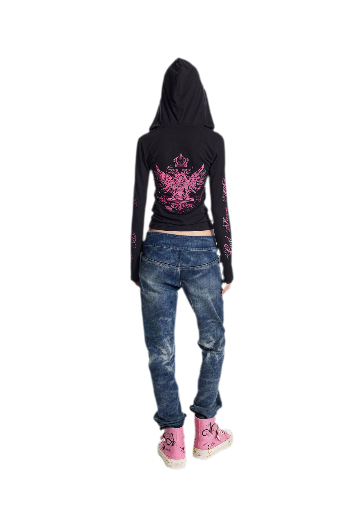 Snowflake Wash Slim Tapered Jeans