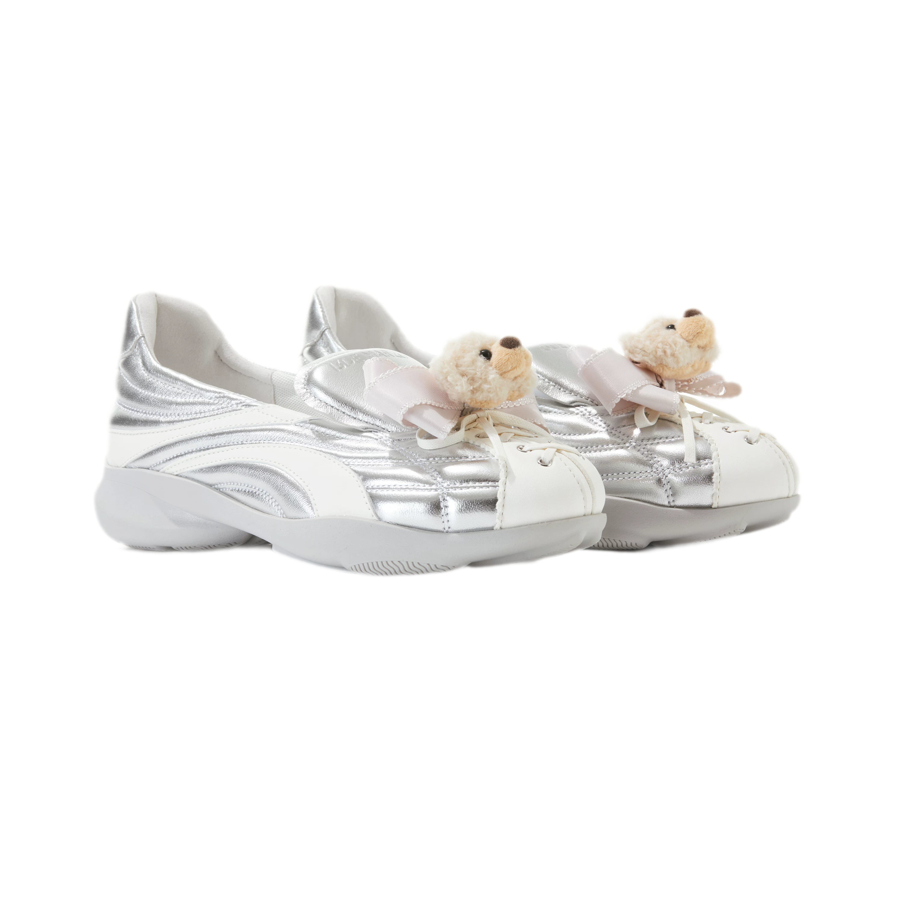Ballet Bear Leather Sneakers