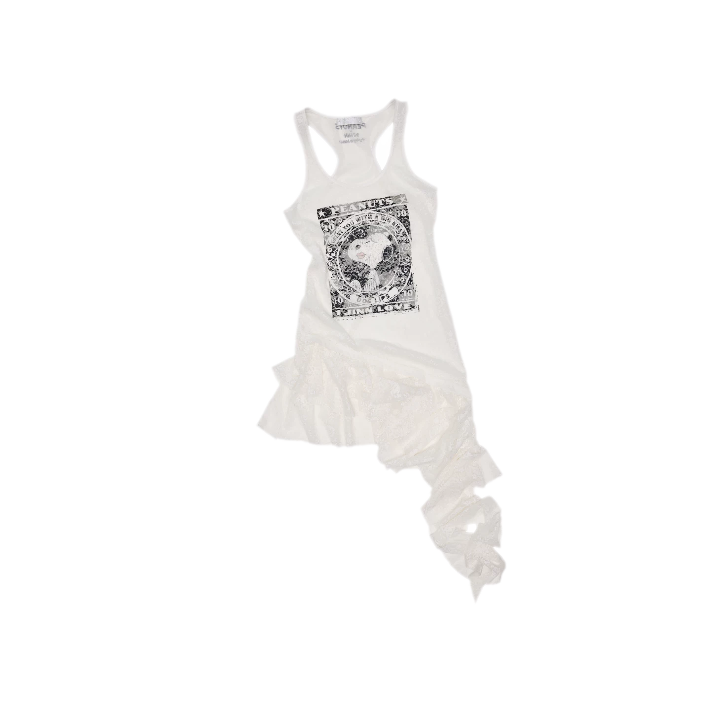 Lace Ruffle Tank Dress