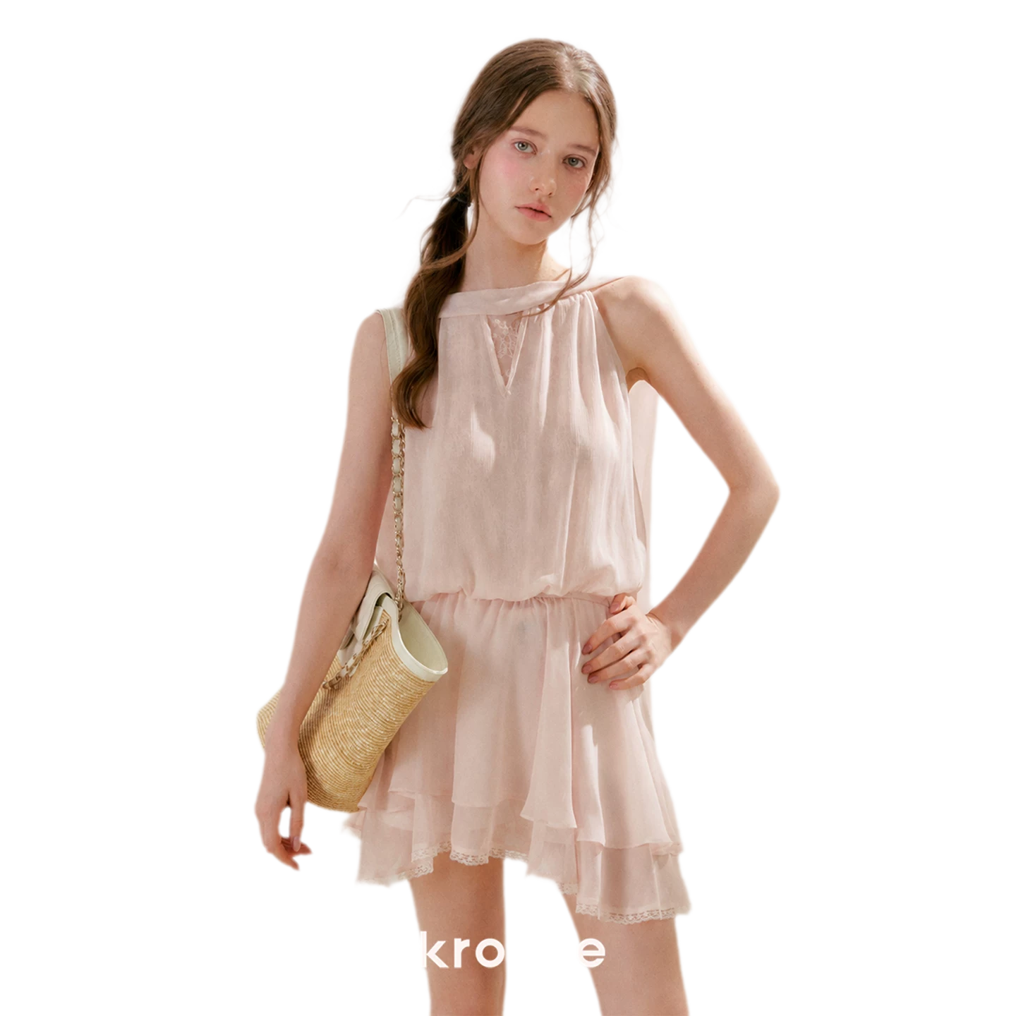 Lace Halter Dress
