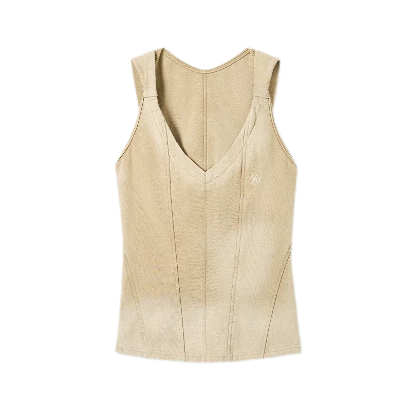 Washed Hooded Vest