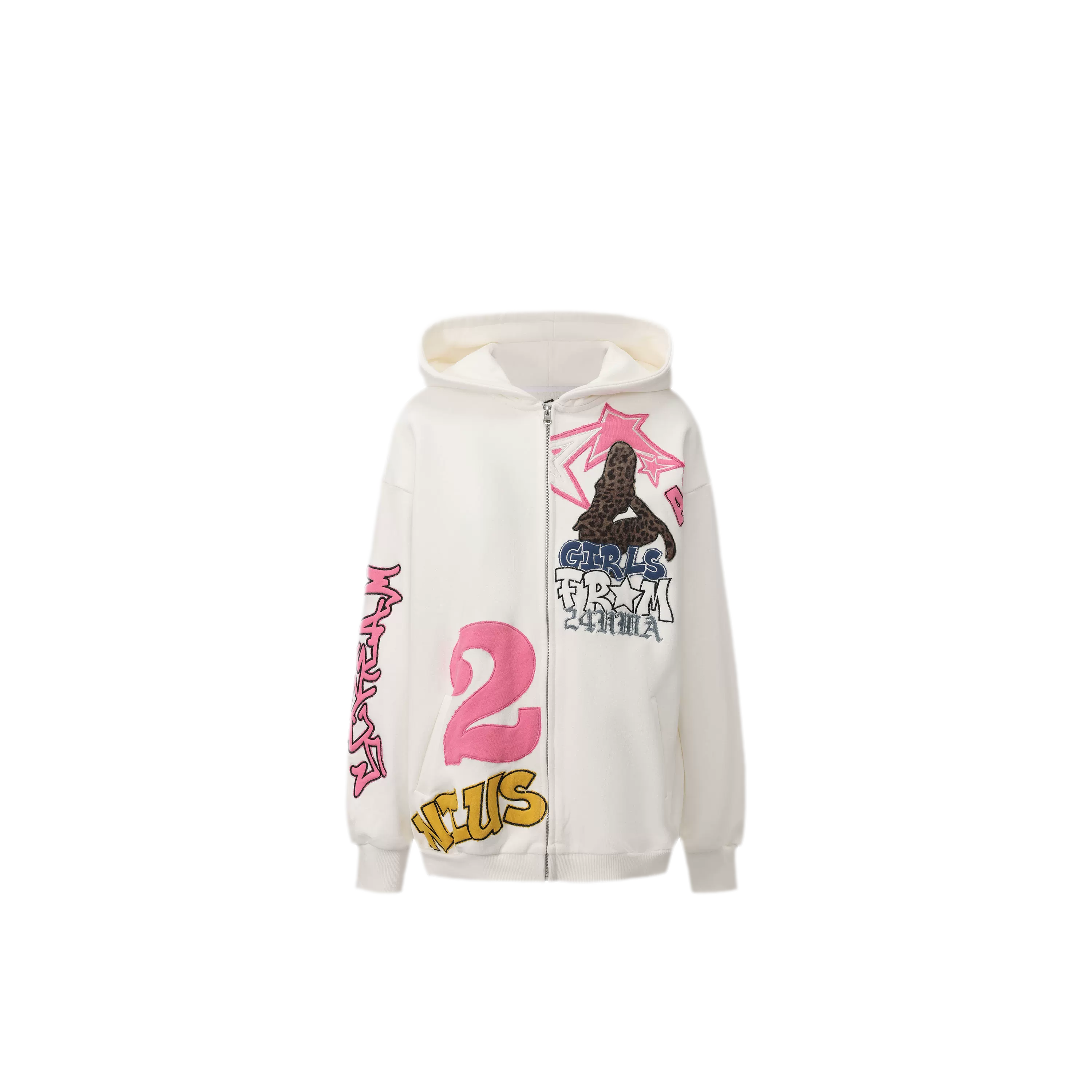Appliqué Oversize Hoodie Pants Set