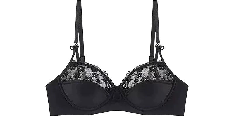 Lace Half-Cup Bra