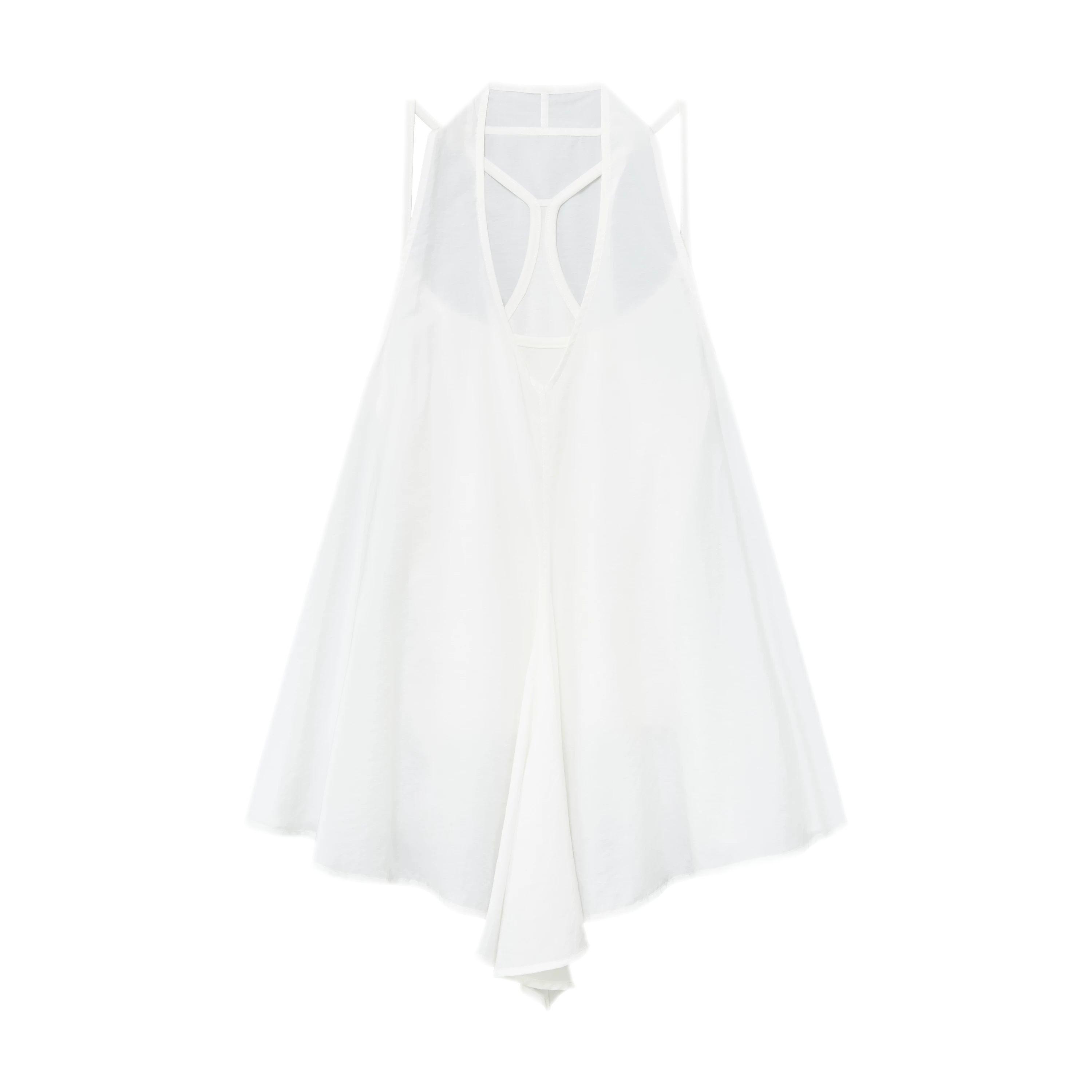 White Lyocell V-Neck Cami