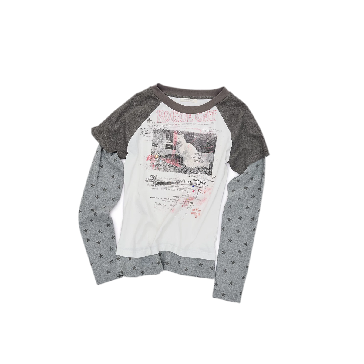 Graphic Color-Block Raglan T-Shirt