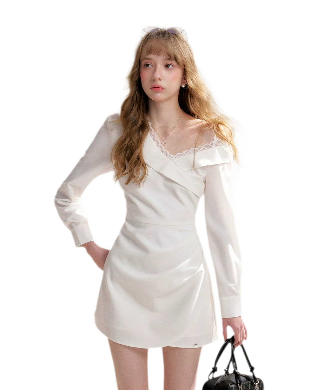 Romantic Encounter Lace Short Dress