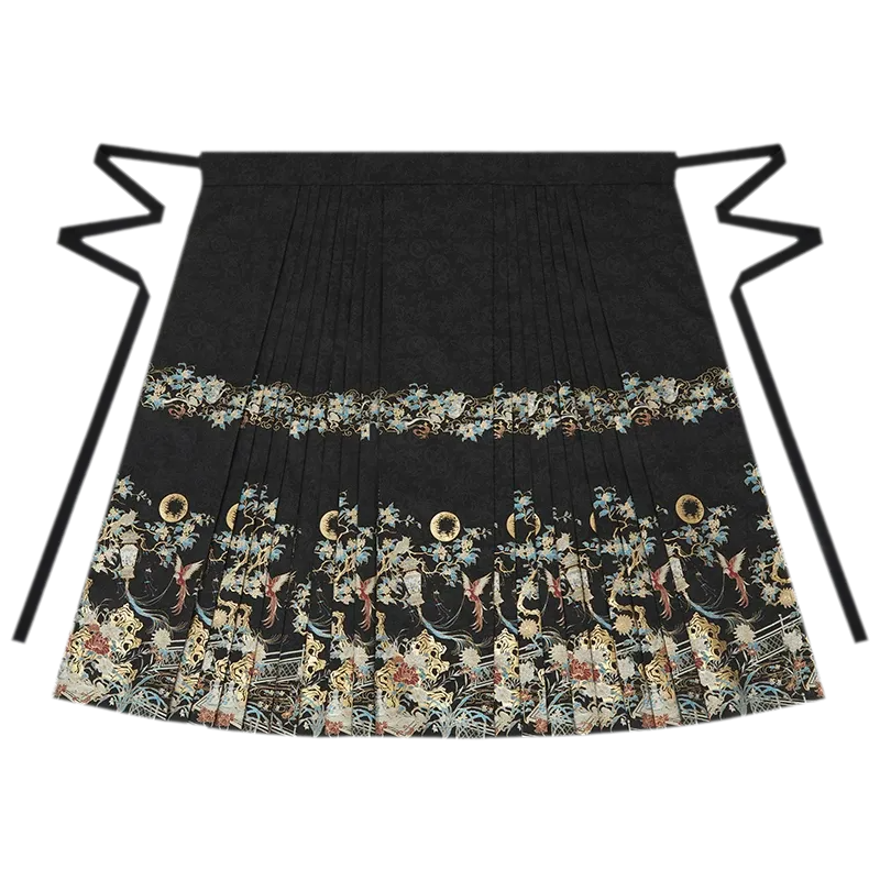庭院深 Deep Courtyard Brocade Mamian Skirt
