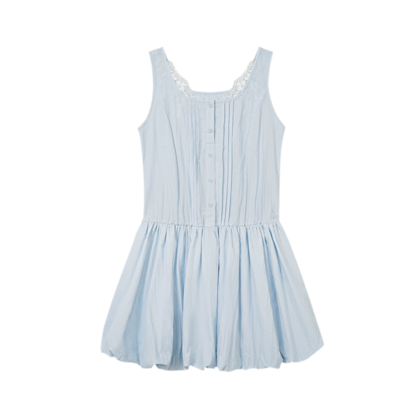 Lace Square Neck Dress