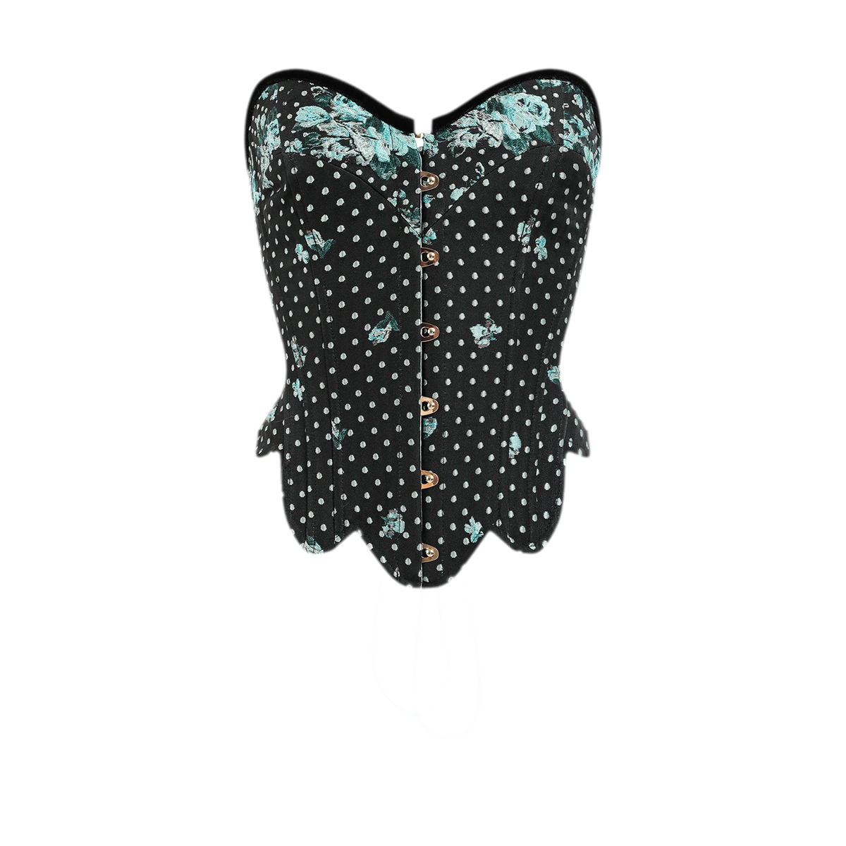 Jacquard Corset A-Line Dress