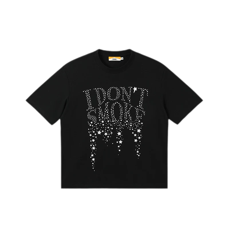 Loose Fit Glitter Logo T-Shirt
