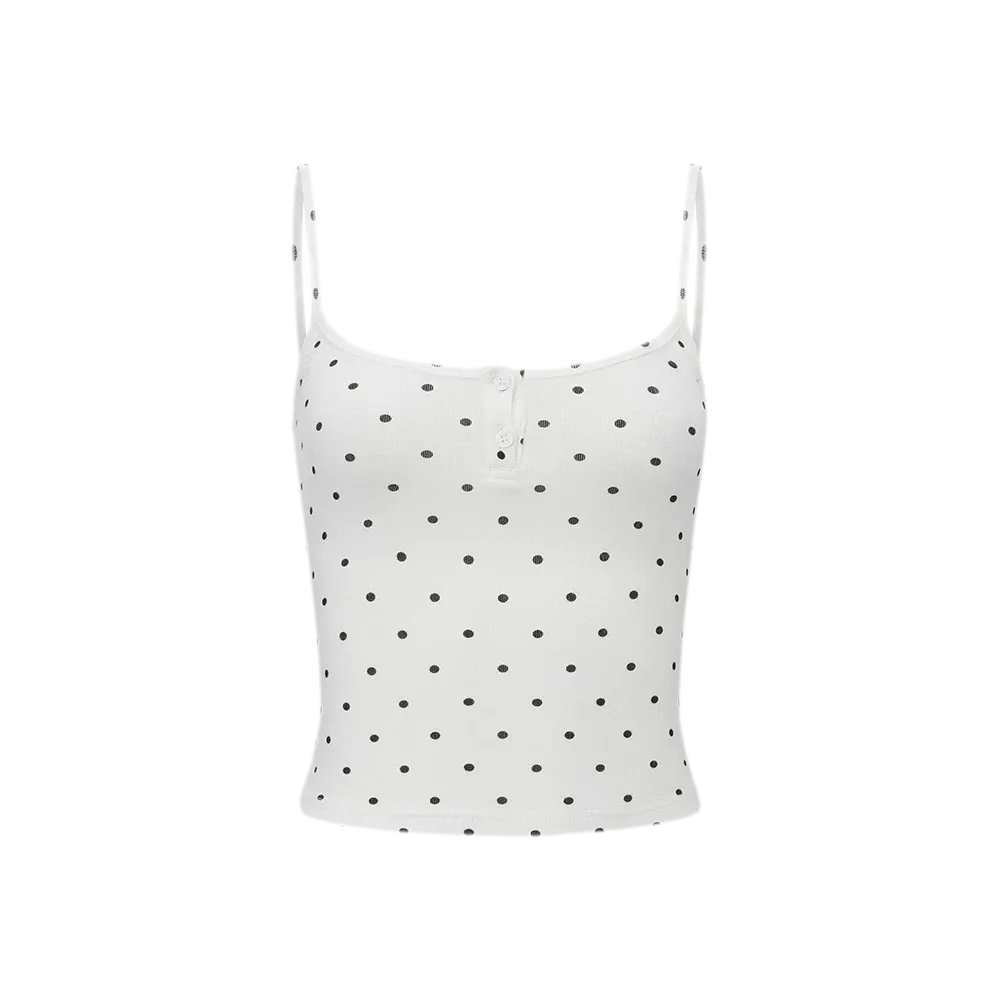 Polka Dot Embroidered Set