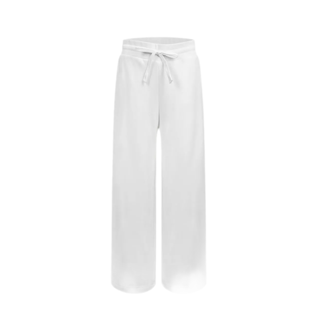 Wide-Leg Drawstring Sweatpants