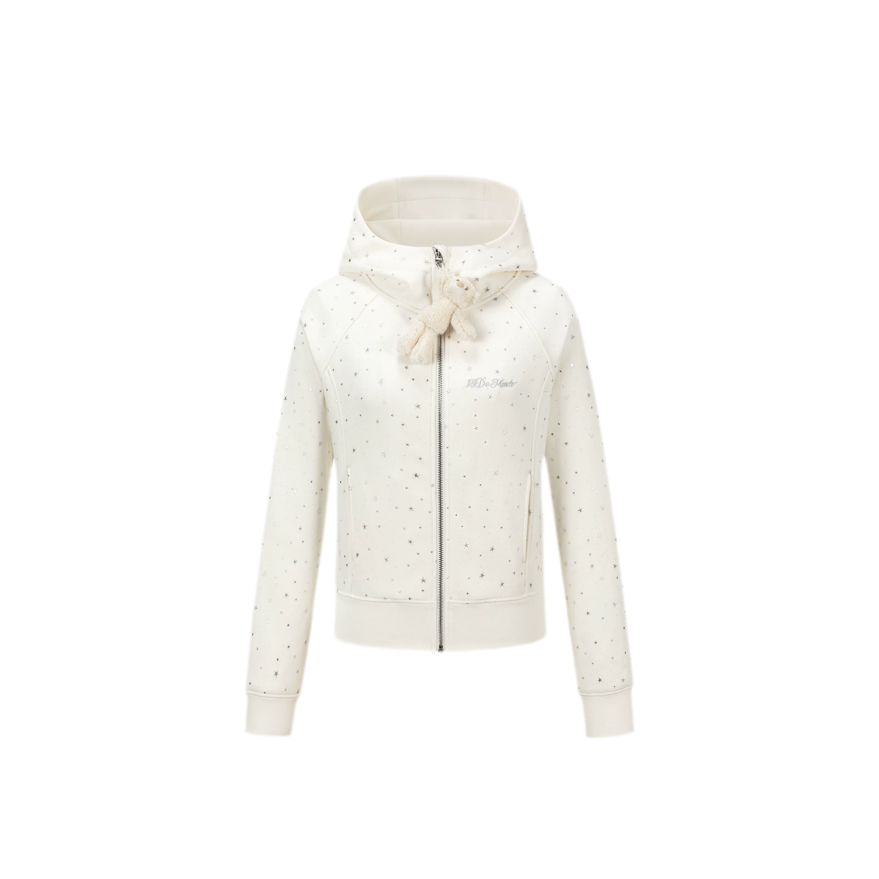 Starry Slim-Fit Hooded Sweatshirt