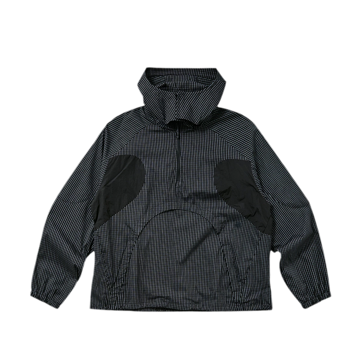 Checked Zip Pullover Jacket