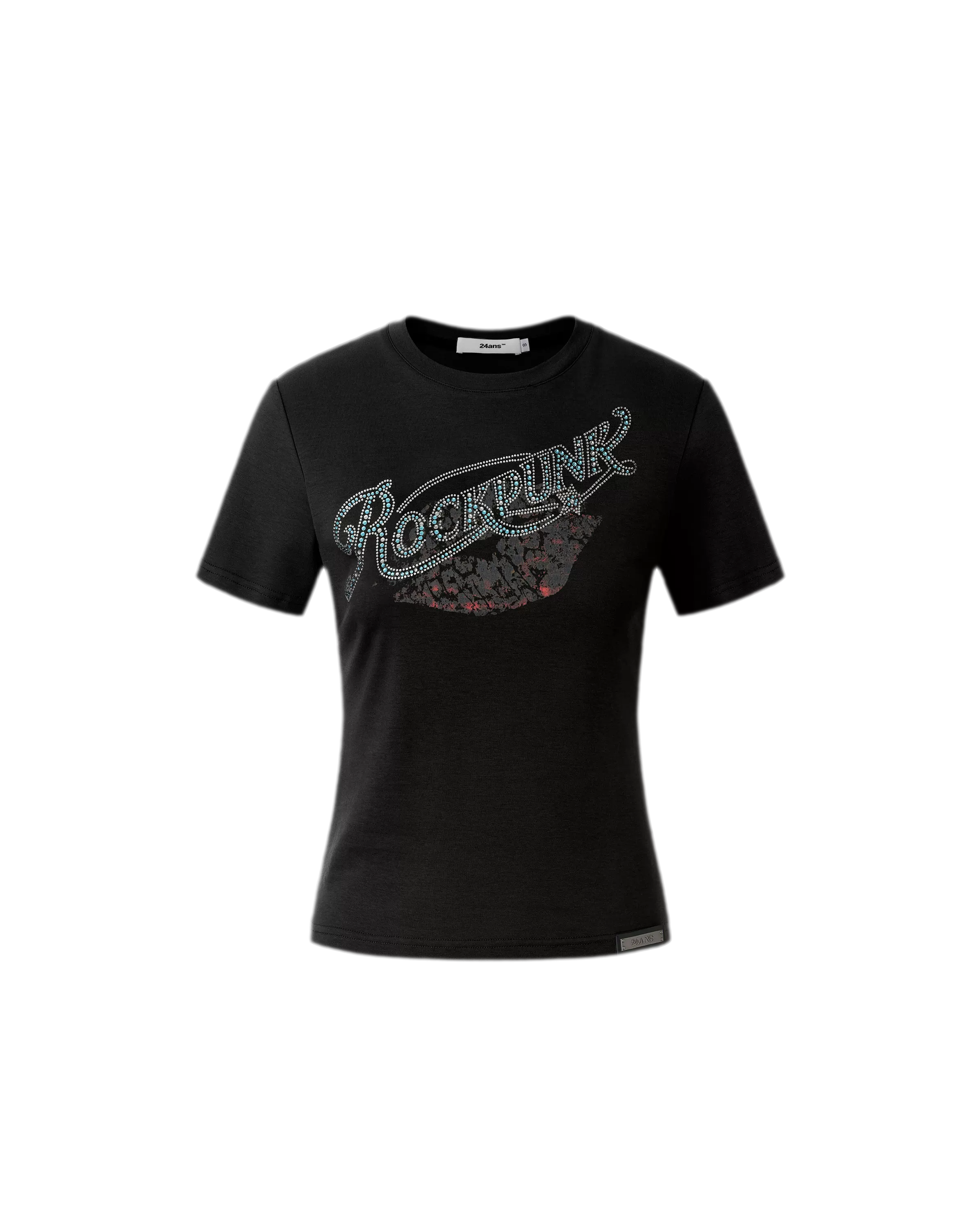 24ANS Rhinestone Graphic Slim Tee – T-Shirts & Polos