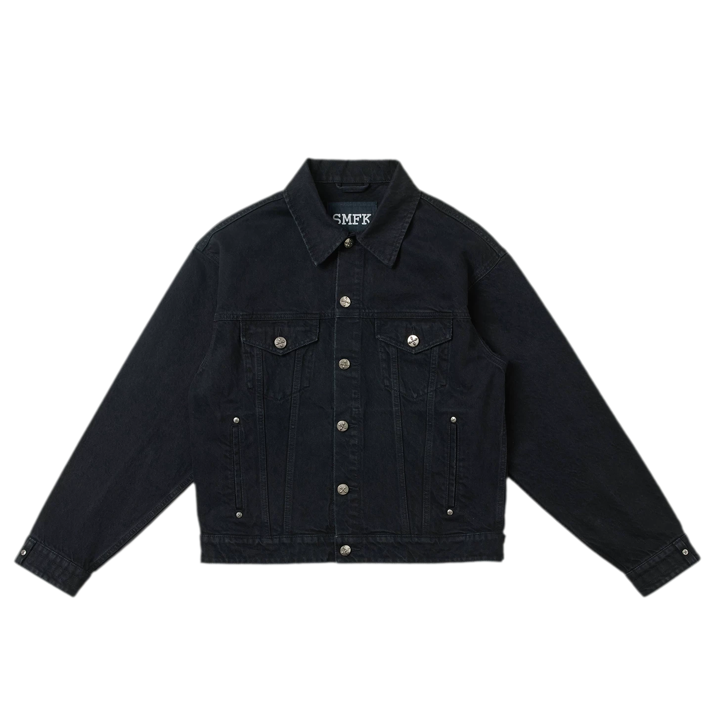 Cross Statue Denim Jacket