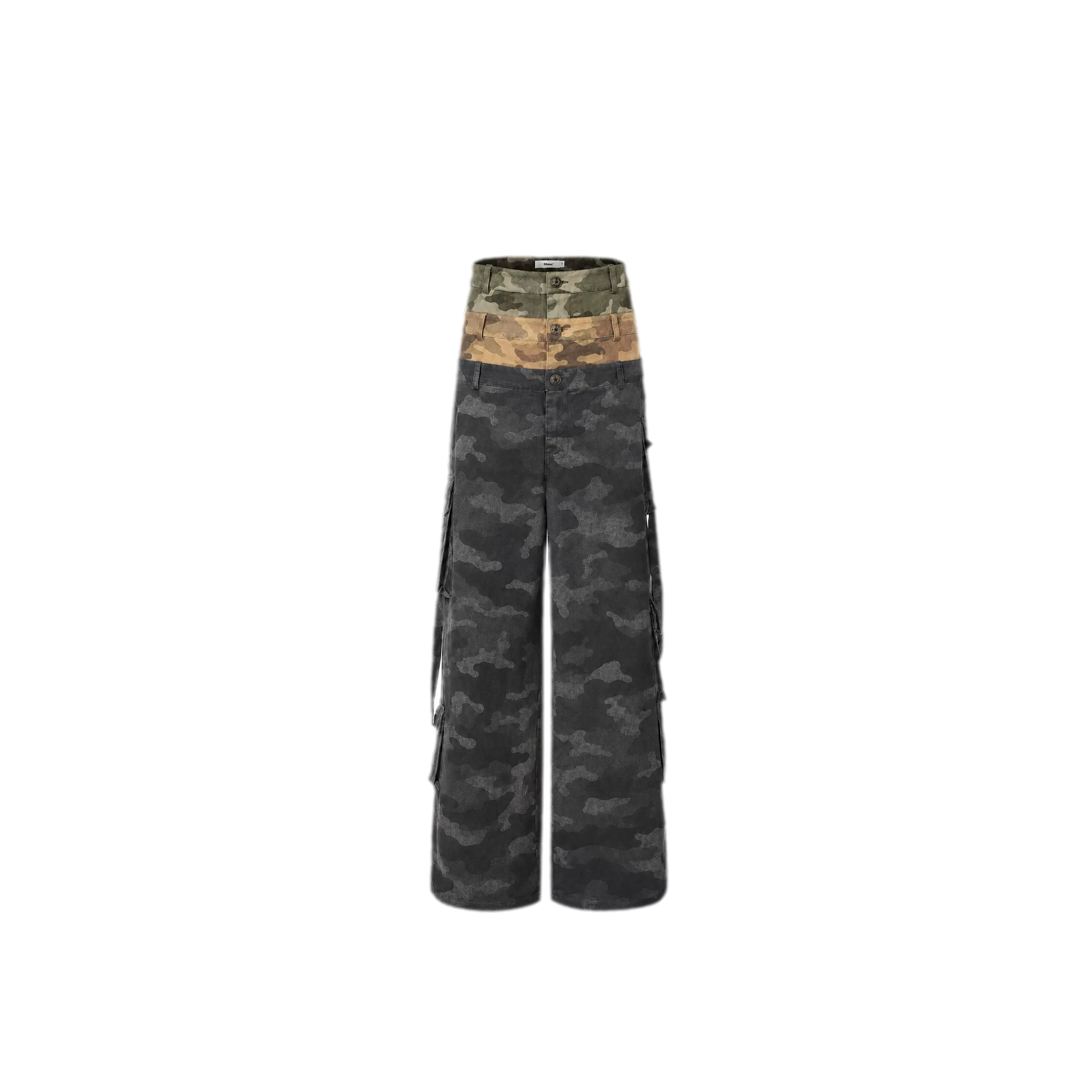 24ANS x UWA Camo Wide-Leg Pants