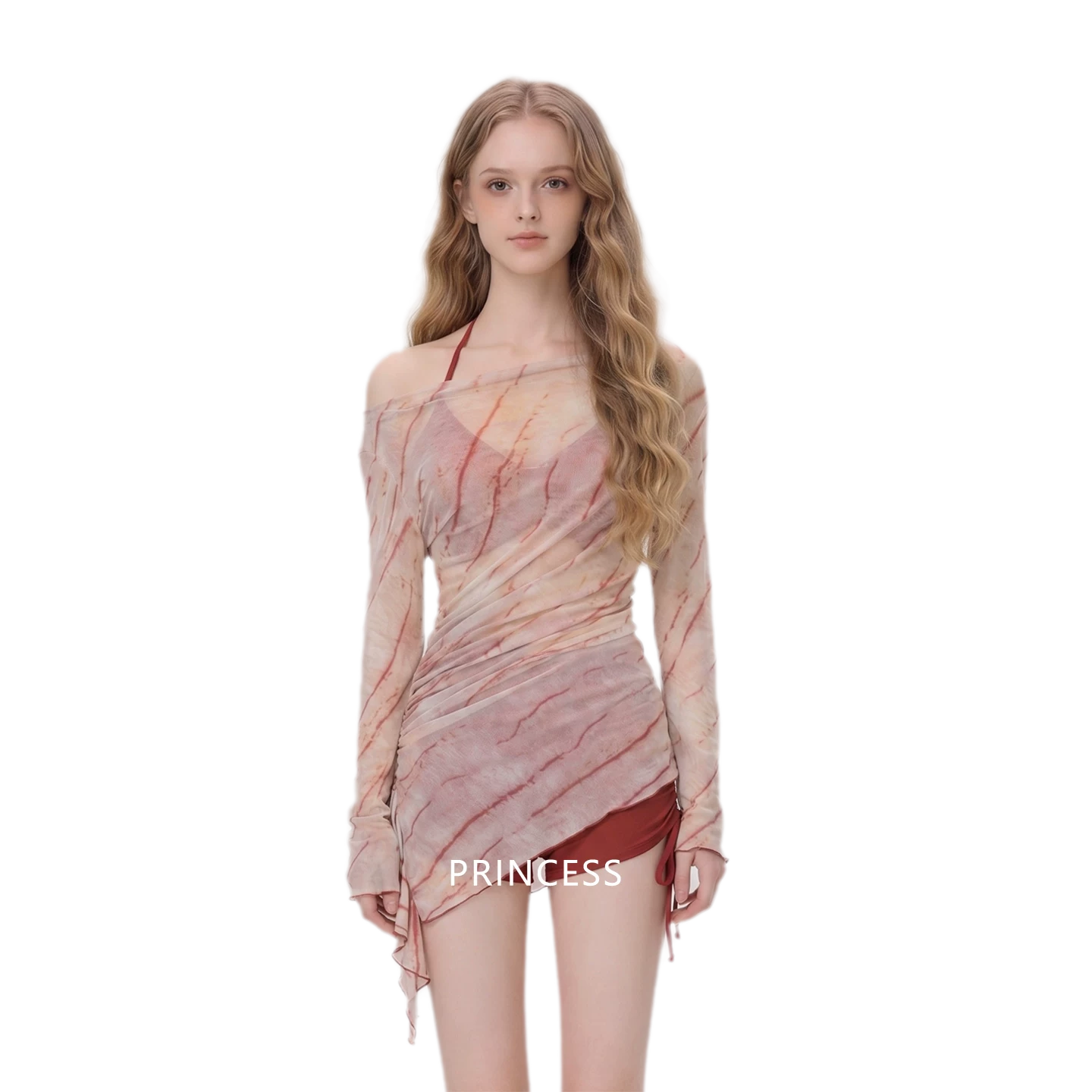 Sheer Layered Swim Set