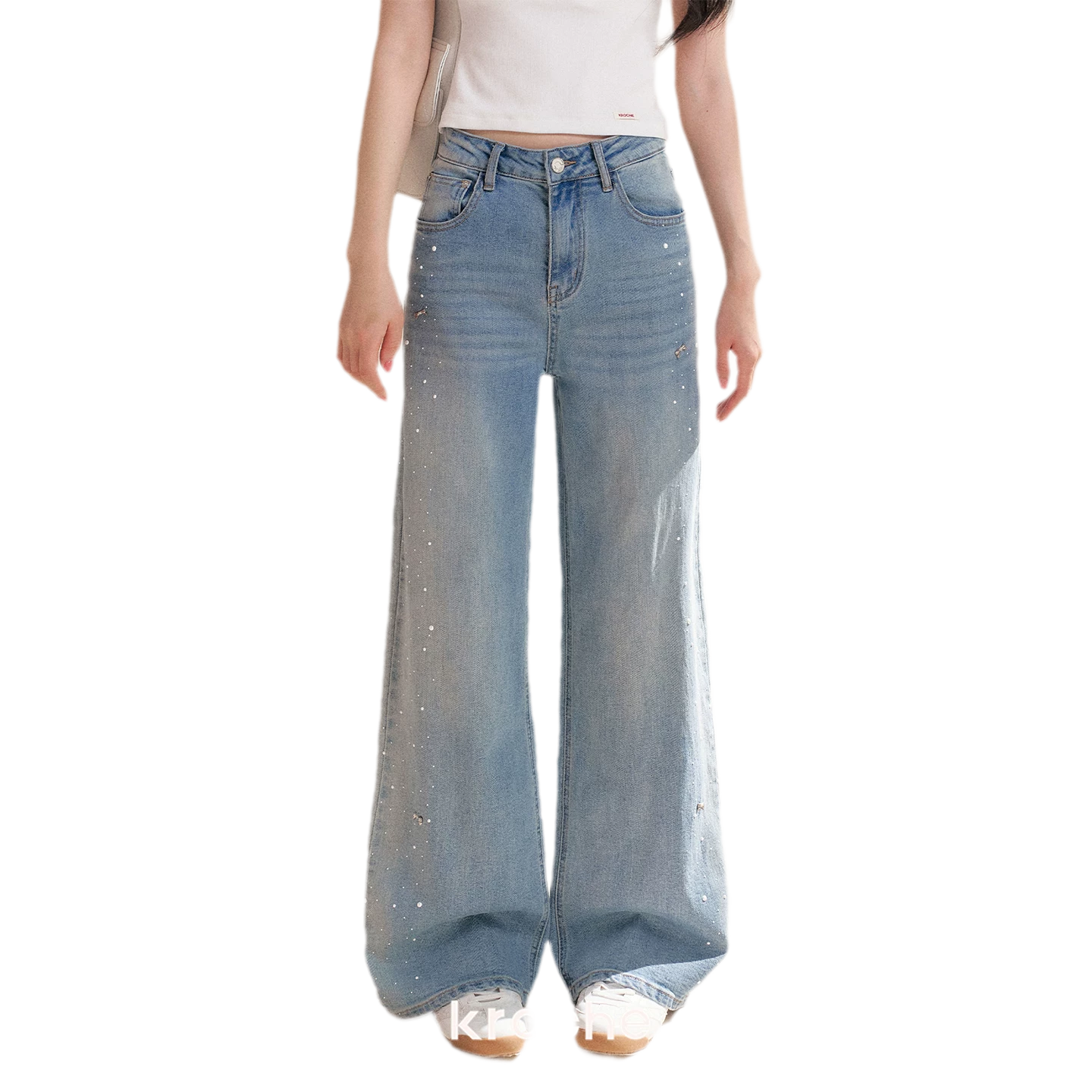 Staycation Straight Leg Moonlight Jeans