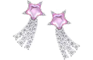 Crystal Star Stud Earrings