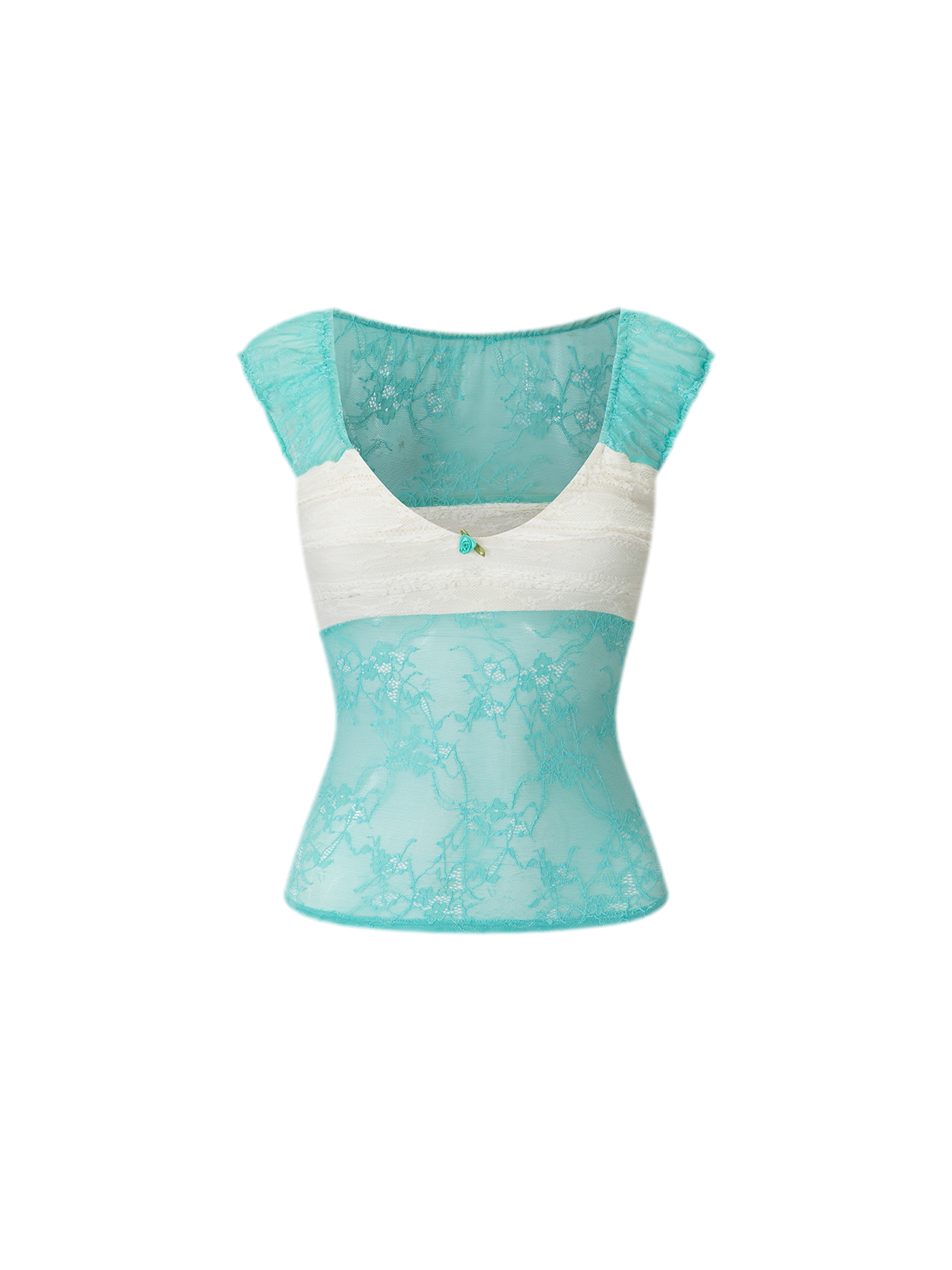 Vintage Lace V-Neck Set