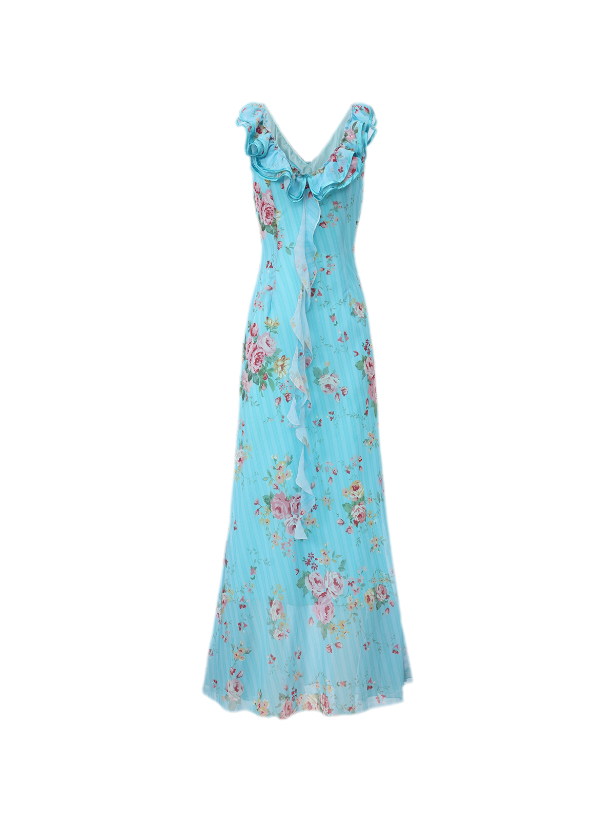 Lace Trim Mermaid Dress