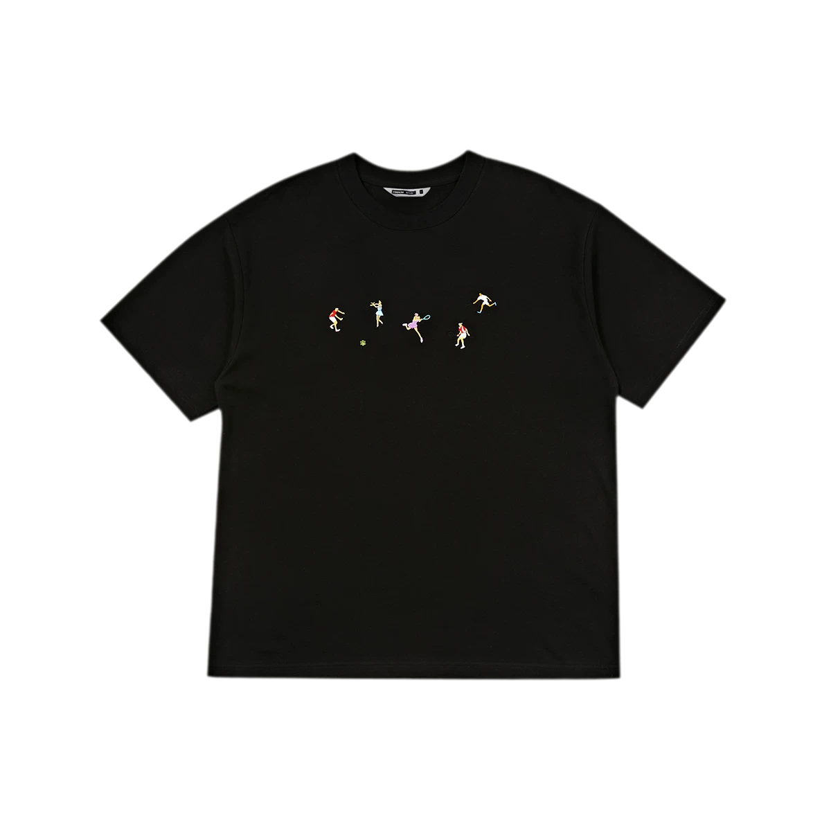 Hand Drawn Tennis Embroidery Tee