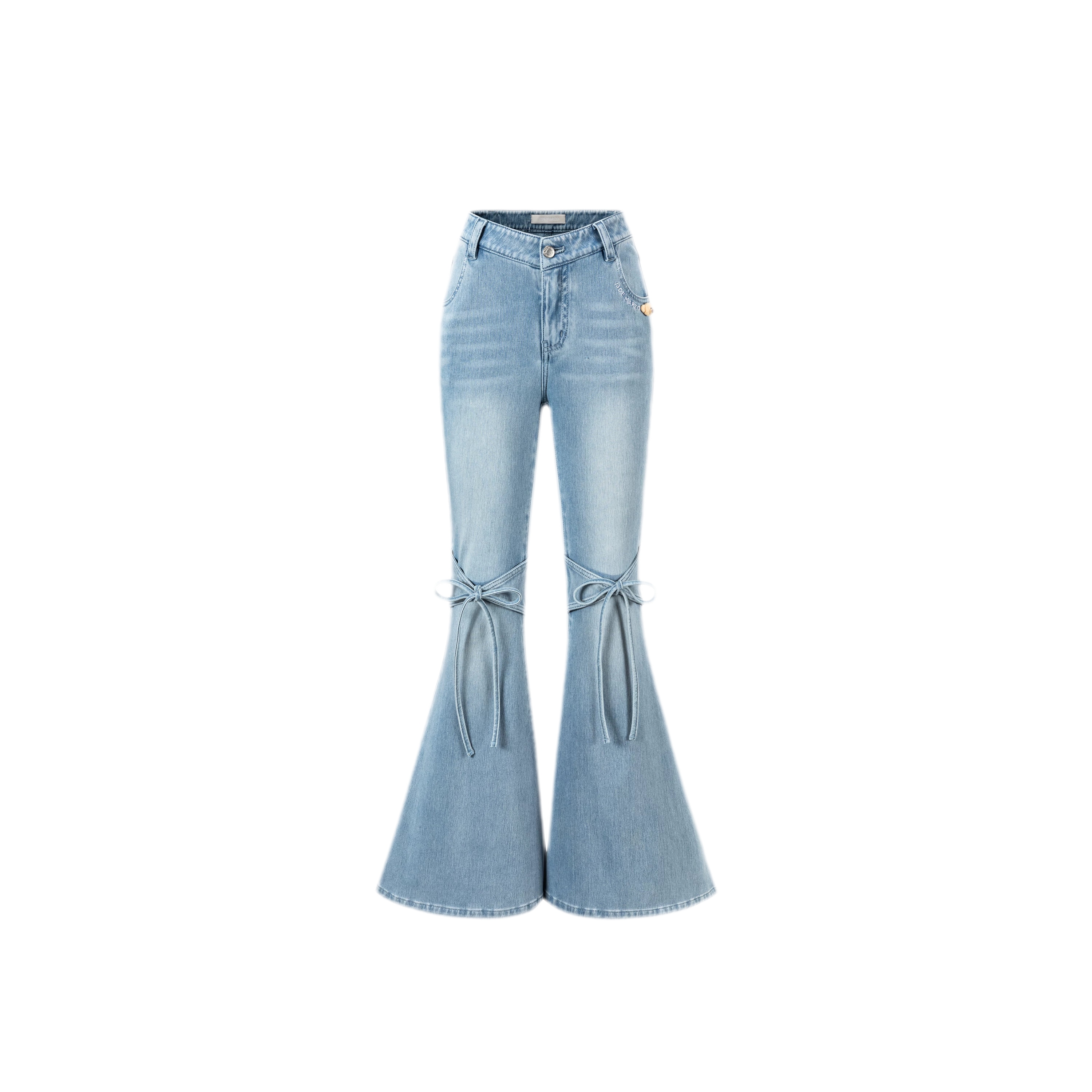 Mermaid Flare Denim Pants