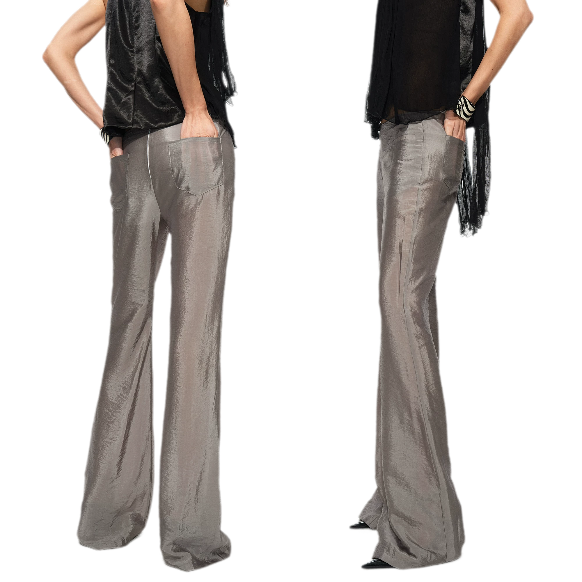 Silky Flared Lounge Pants