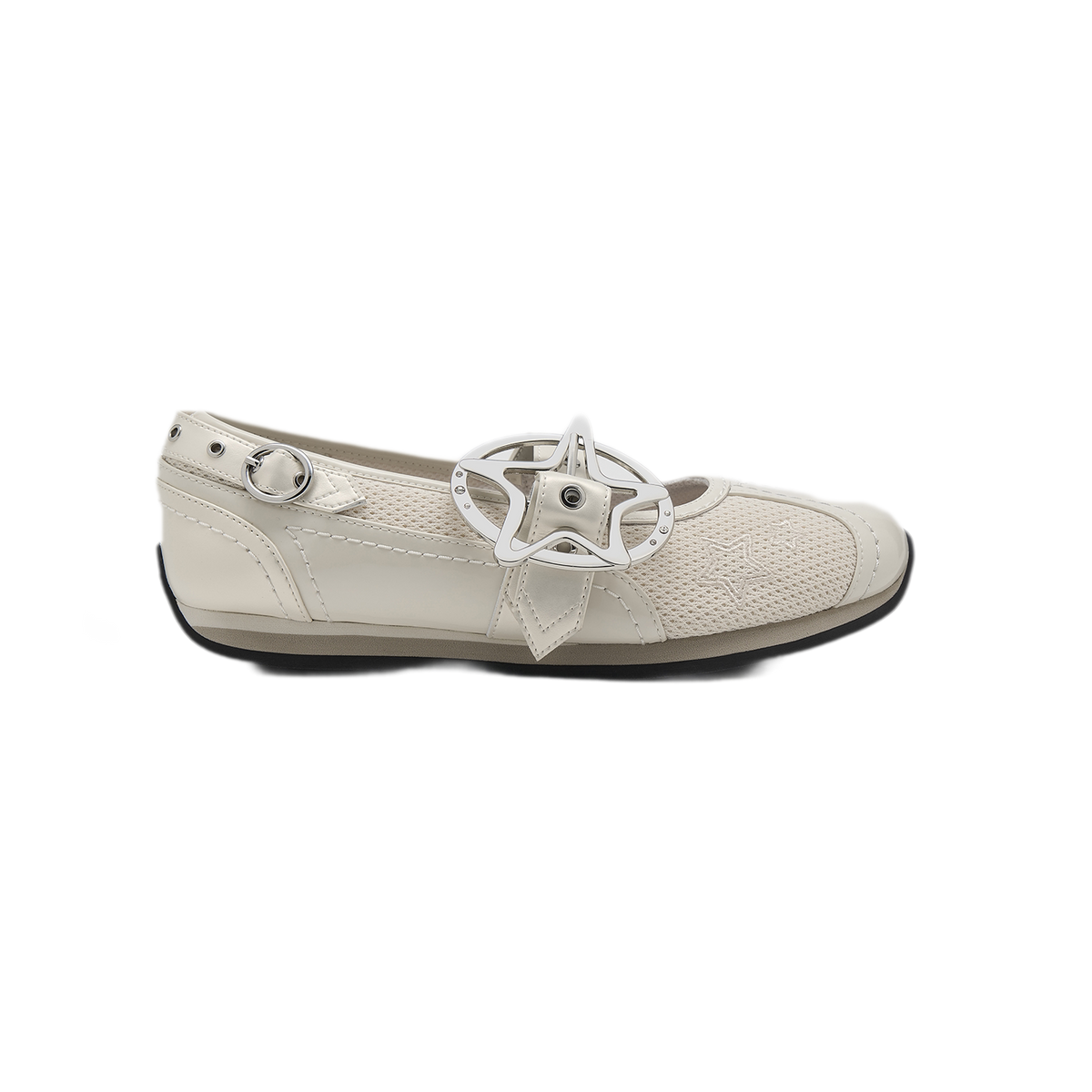 Star Buckle Mary Jane Shoes