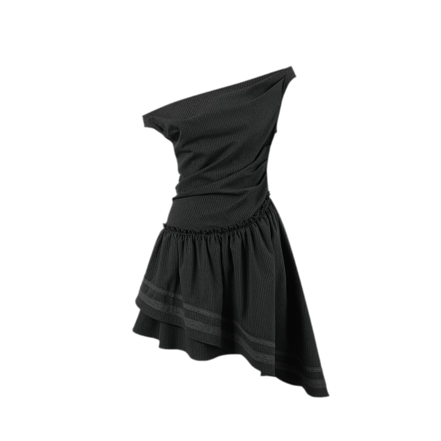 Asymmetric One-Shoulder Dress