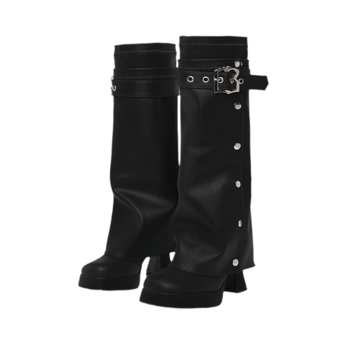 Lychee Textured Chunky Boots