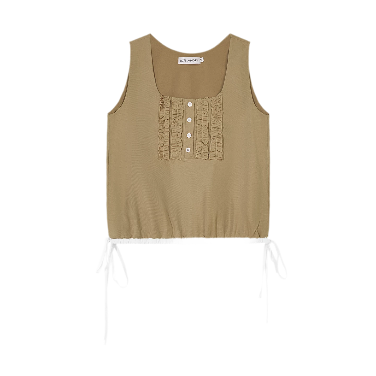 Ruffled Hem Tank