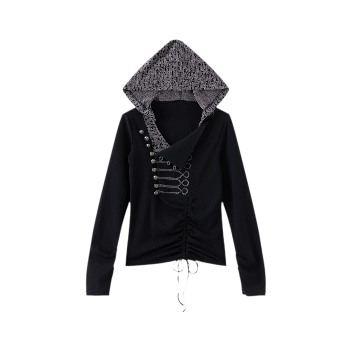 Rope-Knot Hooded Sweatshirt