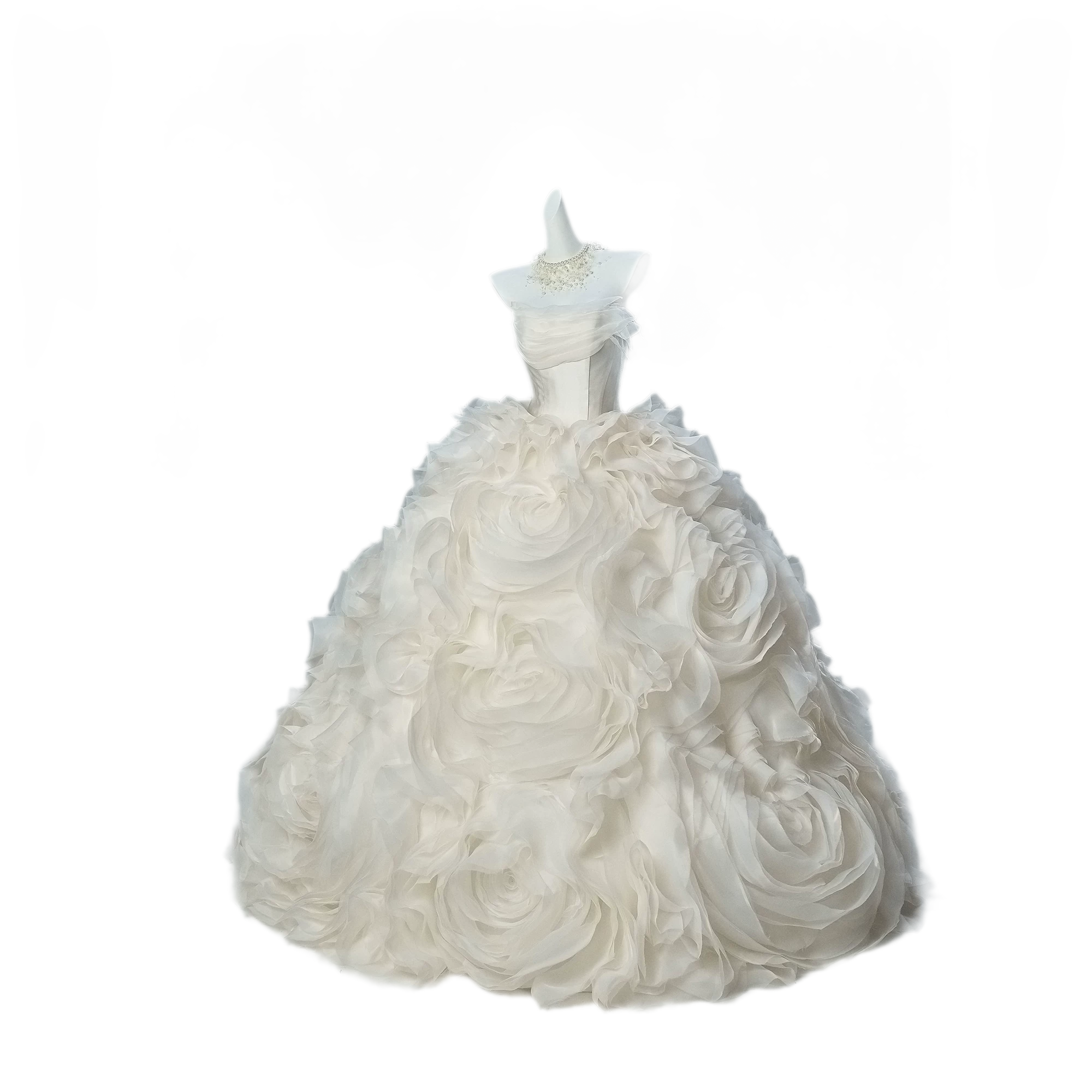 Pure White Ball Gown