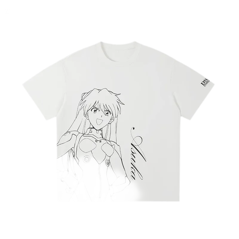 Water-Based Line-Art Graphic T-Shirt