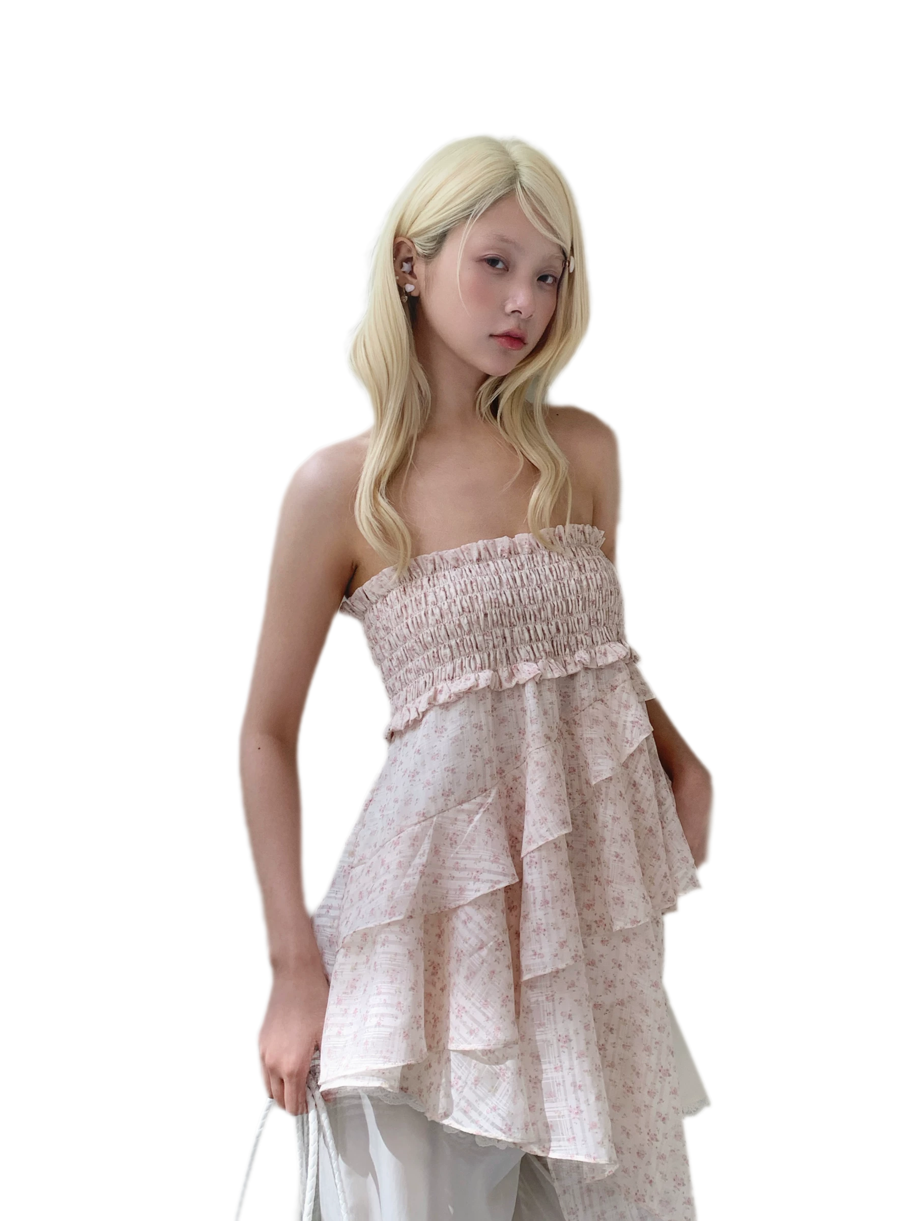 Floral Ruffle Mini Dress