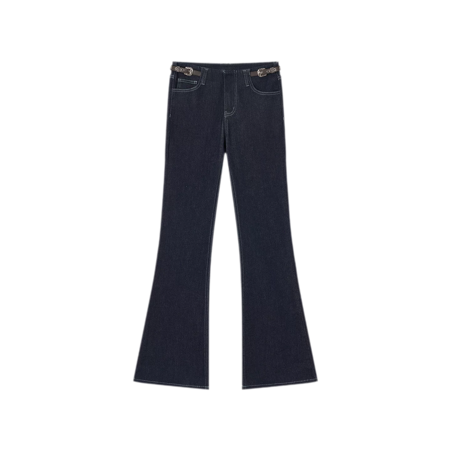 Denim Micro Flare Jeans