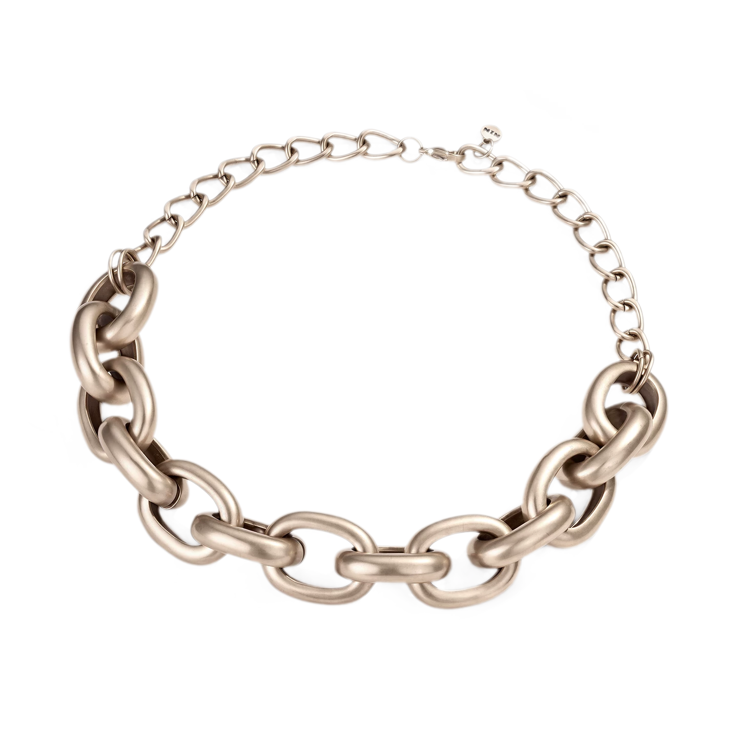 Oval Link Choker Necklace