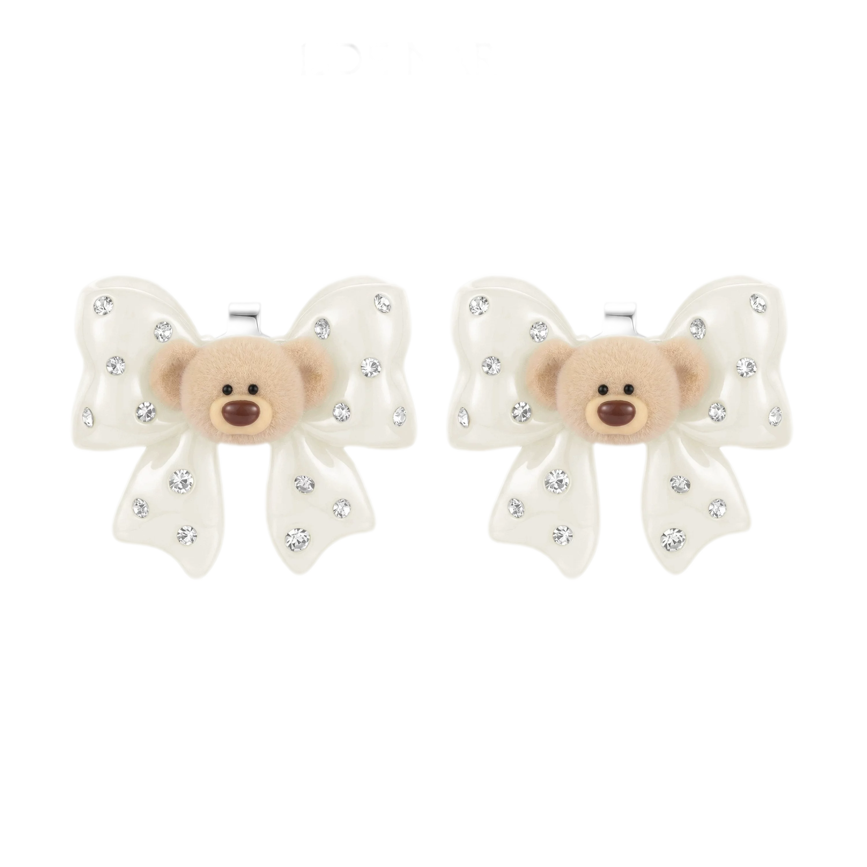 Mini Bear Bow Studs